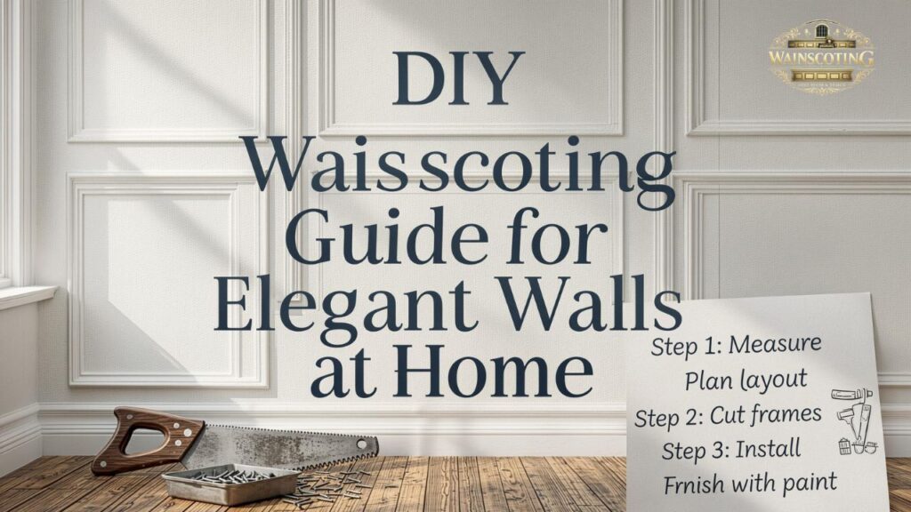 DIY Wainscoting Guide for Elegant Walls at Home